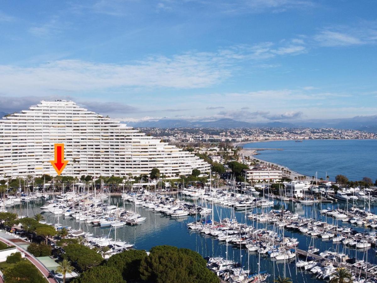 Blue Terrace Apartment - Marina Baie Des Anges Villeneuve-Loubet Exteriör bild