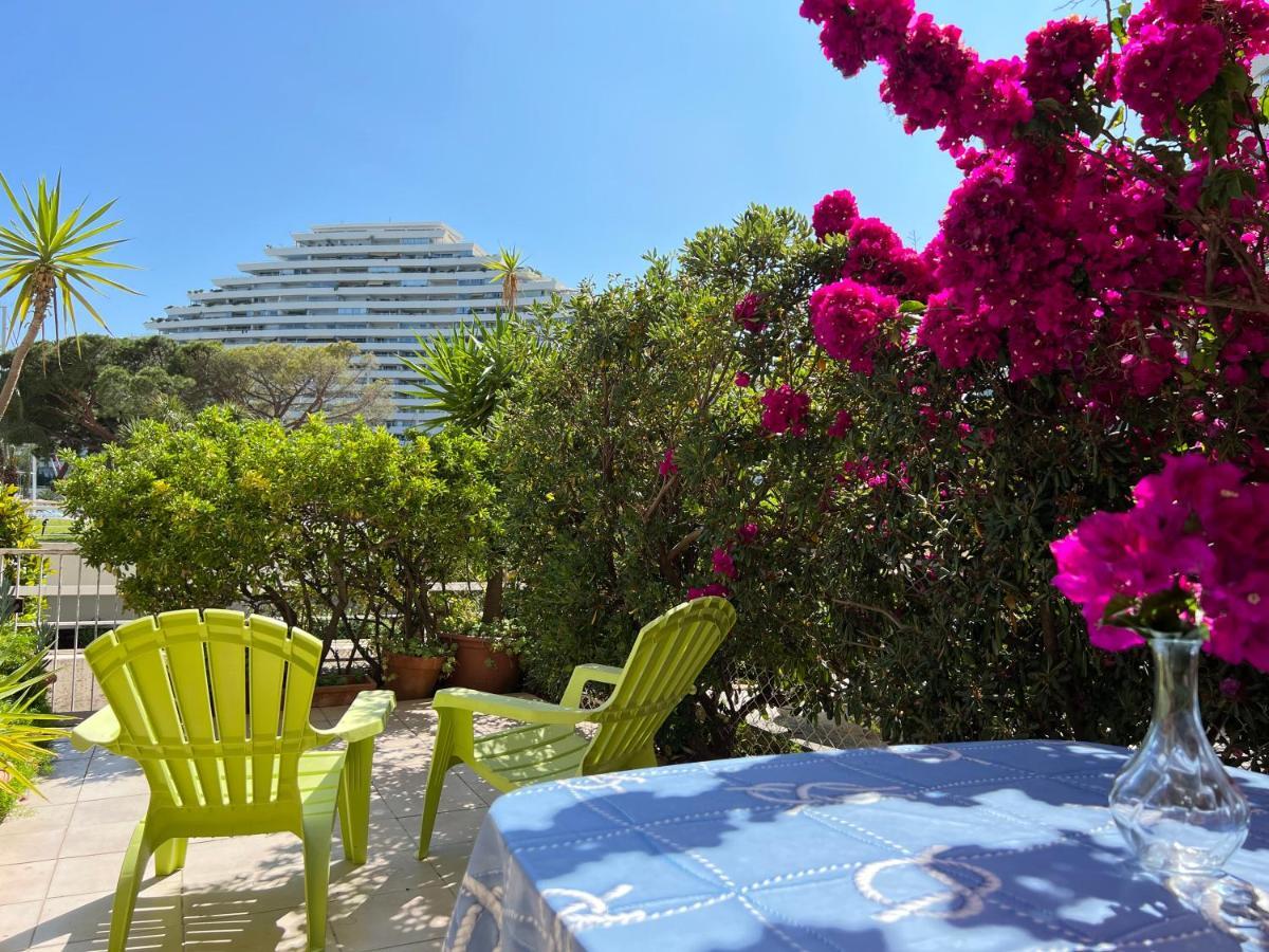 Blue Terrace Apartment - Marina Baie Des Anges Villeneuve-Loubet Exteriör bild